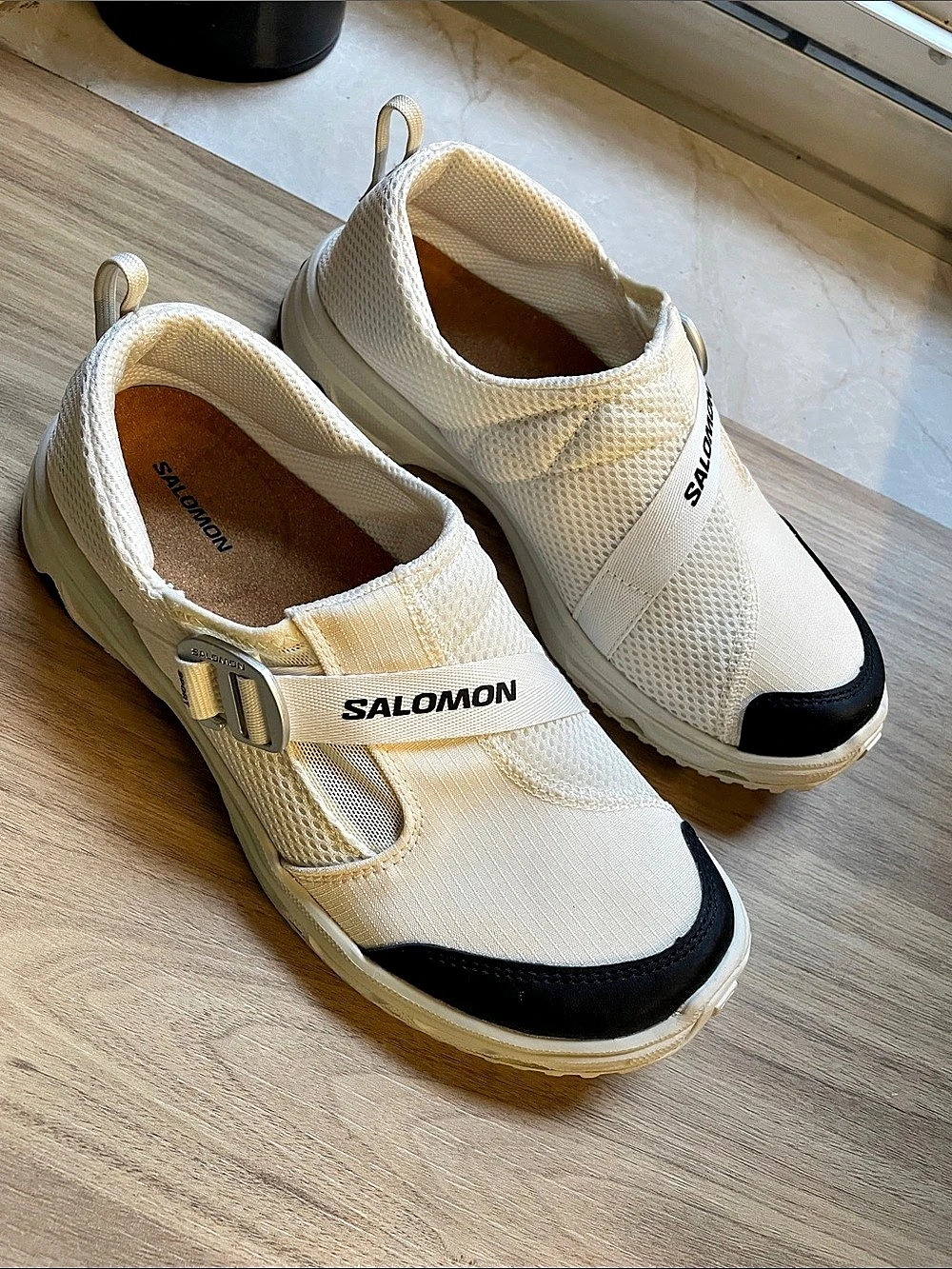 Salomon RX Marie-Jeanne White & Black Sneakers sz w8